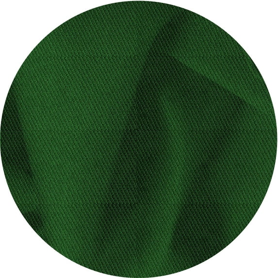Ahgly Company Indoor Round Patterned Green Area Rugs, 5' Round