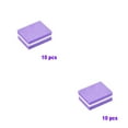 thumbnail image 1 of QualitChoice 10 Pcs Blocs de Classement Double Face Éponge Colorée Polissage Ponçage Violet 2Ensemble, 1 of 6