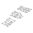 thumbnail image 1 of Troqueles para álbumes de recortes Bling Bling letras del alfabeto Acero al carbono, 1 of 12