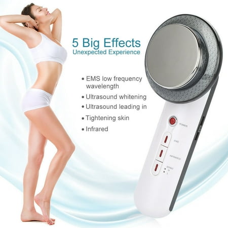 Ultrasonic Lipo Machine Ultrasonic Cavitation Fat Removal Slimming Machine Body Massager With US Plug, Ultrasound Massager, Fat Removal Machine ()
