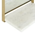 thumbnail image 3 of Kate and Laurel Chadwin Arch Wall Mirror with Shelf, Gold 12x20, 3 of 9
