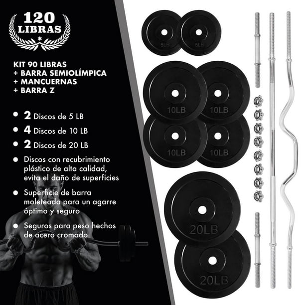 Gimnasio Barra Z Precio Mercadolibre Discos Precio Barra Z Kit De