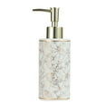 thumbnail image 2 of Walbest Marble Texture Soap Dispenser with Golden Pump Ceramic Lotion Storage Jar 300ml, Liquid Soap Dispenser Pump Bottle for Bathroom Kitchen Restaurant Hotel, 2 of 7