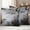 Black, variant on Burnt Orange Ombre Clouds Outdoor Waterproof Pillow Covers, Modern Abstract Gradient Cloud Decorative Square Throw Pillowcase Sofa Cushion Sham for Patio/Couch/Chair, 24"x24" 2 Pack