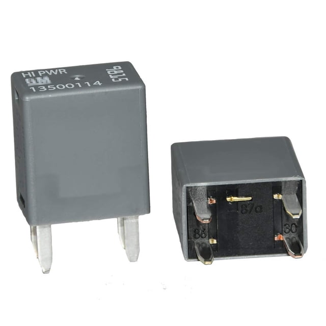 Paquete de 2 relés de caja de fusibles de 4 pines de alta potencia # 13500114/8385 compatibles con GM