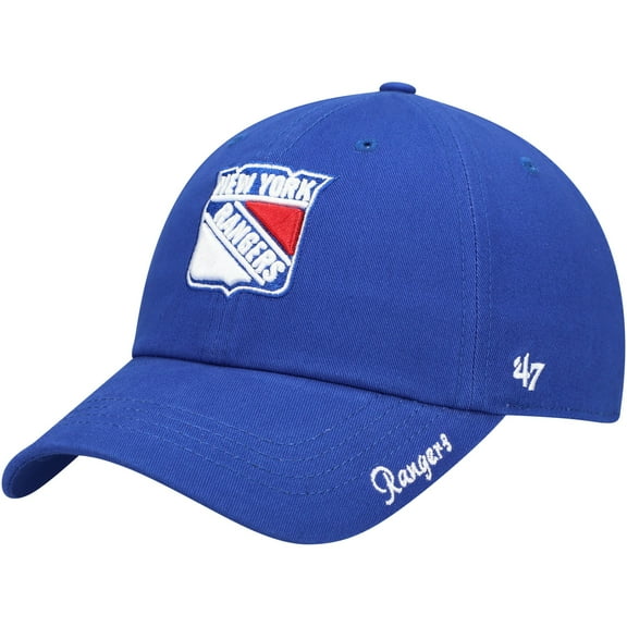 Women's '47 Blue New York Rangers Team Miata Clean Up Adjustable Hat
