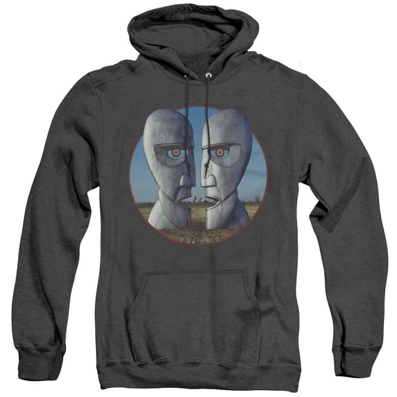 Pink Floyd Division Bell Cover Adult Heather Hoodie Sweatshirt Black