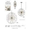 thumbnail image 4 of Elk Home 32-Inch Wide Twilight Chandelier, Modern, Polished Chrome, 4 of 4