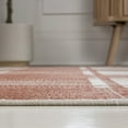 thumbnail image 4 of JONATHAN Y TUSCAN SUN 2 x 8 Runner Rug, Sabine Traditional Farmhouse Bold Gingham - Salmon/Cream, TSN203A-28, 4 of 8