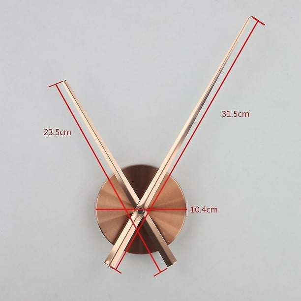 Manecillas De Reloj 3D Manecillas De Reloj Grandes Diy Agujas Relojes De Pared Decoracion De Arte para El Hogar 3D Accesorios De Mecanismo De Reloj