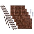 thumbnail image 1 of FASÄDE Traditional Style 4 Decorative Vinyl Backsplash 15 sq ft Kit in Moonstone Copper, 1 of 6