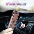 thumbnail image 3 of LeYi for iPhone SE Case, iPhone SE 2022/2020 Case, [Military-Grade] Protective Phone Case with Magnetic Metal Kickstand for iPhone SE 3rd/ 2nd Gen, Rose Gold, 3 of 9