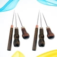 thumbnail image 3 of Homoyoyo Sewing Awl Tool Kit with Wooden Handle, 6 Pieces Assorted Colors for , Fabric, and Craft Sewing, 3 of 8