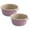 Purple, variant on ZOURIH 2 Pack Large Kitchen Strainer Colander Bowl Set, Double-Layer Plastic Fruits Vegetable Washing Basket, Drain Bowls for Cleaning Washing Mixing, Detachable,