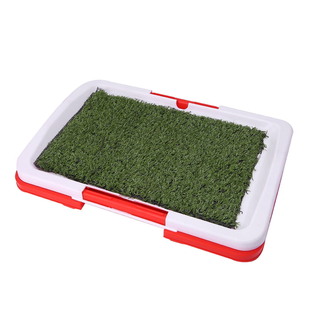 Buy Large Grass Porch Potty Tray Replacement Artificial Grass Puppy Training Pads Patio Potty
