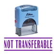 thumbnail image 1 of NOT TRANSFERABLE Self Inking Rubber Stamp Custom Shiny Office Stationary Stamp, 1 of 1