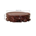 thumbnail image 2 of Wood Carving Display Pedestal Crafts Tea Sets Base Vase Bonsai Decorative Shelves, 2 of 6