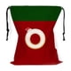 thumbnail image 2 of Bolsa de regalo navideña con cordón, 26 letras, poliéster rojo, 30 x 38 cm | Bolsa reutilizable para dulces navideños, pequeña bolsa para envolver regalos, organizador de decoración festiva, 2 of 6