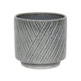 thumbnail image 2 of Maceta de cerámica Planter Cheung's Parlora, tamaño grande, color gris, 2 of 4