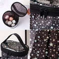 thumbnail image 4 of Transparent Water Repellent Travel Storage Bag with Star Pattern, Large Capacity PVC Toiletry Cosmetic Bag, Portable Leakproof Makeup Organizer, 4 of 7