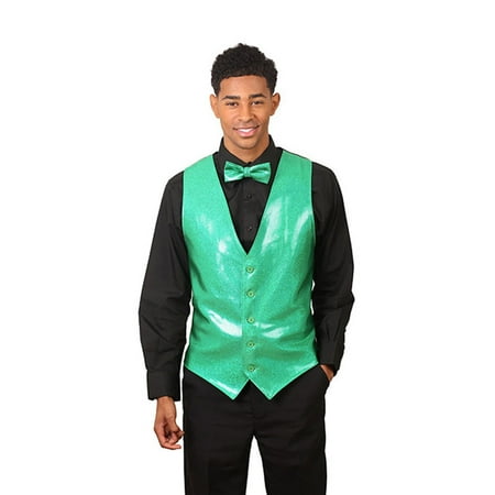 - Men's Emerald Green Sparkling Vest