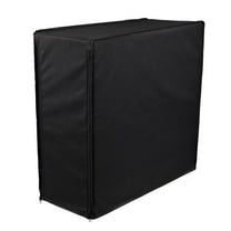 STRANDCHIC Black Oxford Cloth Computer Cover for Desktop CPU Towers, and