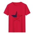 thumbnail image 3 of Atkumj Independence Day Tee Shirts for Men Fashion Short Sleeve Print Graphic Tee Casual Summer Round Neck Patriotic Tees for 4th of July Party L, 3 of 6