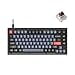 thumbnail image 3 of Keychron V1 Wired Custom Mechanical Keyboard, 75% Layout QMK/VIA Programmable Macro with Hot-swappable Keychron K Pro Brown Switch Compatible with Mac Windows Linux (Frosted Black - Translucent), 3 of 4
