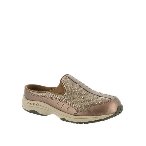 Easy Spirit Womens Traveltime Leather Low Top Slip On Walking Shoes