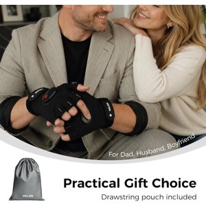 XINGTU Rechargeable LED Flashlight Gloves Hands-Free Finger Lights
