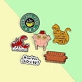 thumbnail image 3 of Broche periférico de la serie de televisión, insignia de dibujos animados de amigos, sofá, estilo gatito langosta, accesorios de broche personalizados, 3 of 6