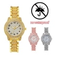 thumbnail image 6 of Women's Crystal Bangle Watch & Bracelet Set - Elegant Rhinestone Bling Timepiece for Special Occasions & Gifts, 6 of 8