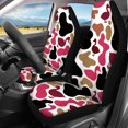 thumbnail image 3 of Pzuqiu Duck Camo Pattern Front Seat Cover 3 PCS, Car Seat Covers Polyester Full Backrest Auto Decor for Truck Trucks Station Wagon, 3 of 10