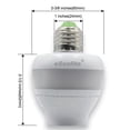 thumbnail image 2 of Pemberly Row 2-pack Invisible Motion Activated Retrofit White SMART Bulb Sockets, 2 of 10