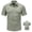 Green, variant on Button Up Shirt Men Big and Tall Shirts Short Sleeve Plus Size Shirt Casual Textured Summer Vacation Tops