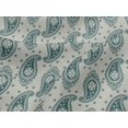 thumbnail image 4 of oneOone Tissu Jersey Viscose Menthe Motif Cachemire Tissu au Mètre 60 Pouces de Large, 4 of 5