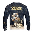 thumbnail image 2 of Happy New Year Pug Welcome 2025 Balloon Firework Party All Over Print 3D Sweatshirt Unisex Merch Dog Lover Gifts - 01014, 2 of 6