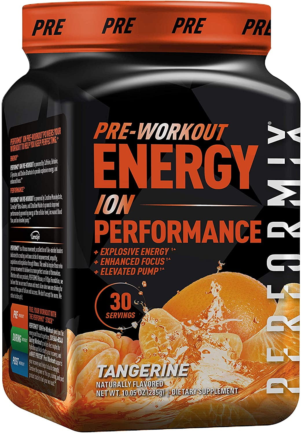 Performix ION PreWorkout Powder ,Tangerine, 30 Servings