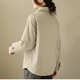 thumbnail image 4 of 100% Cotton Blouses For Women Plus Size Tops for Women Fall Sweatshirts for Women Funny Fall Sweaters for Women 2025 Ladies Fall Pullover Tops, 4 of 7