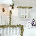 thumbnail image 4 of Adornos navideños de ratán con agujas de pino artificiales de plástico de 1 metro. Adornos navideños de ratán con agujas de pino artificiales. Adornos colgantes para puertas de ratán. Decoración de Ha, 4 of 6