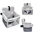 thumbnail image 3 of HOOETOON Shopping Cart Cover High Chair Cover Baby 2 in 1 Machine Washable Cotton Padded Safety Harness Toy Tether Toddler Infant Boy Girl ,Cloud GREY, 3 of 14