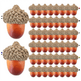 thumbnail image 3 of Glands Artificiels, Simulation Réaliste de Glands pour Décoration de Vase d'Automne, Artisanat Mariage Action de Grâce Noël, 3 of 6