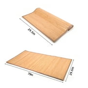 Qunbio Bamboo Rug, 79 x 29.5 Anti-Slip Bamboo Floor Mat, Large Runner Rugs for Living Room, Kitchen, Entryway