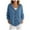 Sky Blue, variant on vigerkar Women's Hooded Cardigan Solid Color Sweaters Button Down Open Front Knit Outerwear Coats (Pink, 7XL)