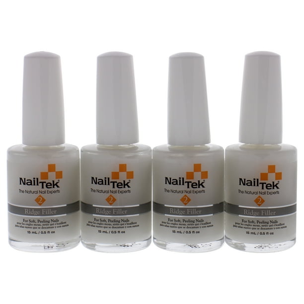 Nail Tek Ridge Filler Foundation - 2 Set for Unisex, 4 x 0.5 oz