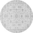thumbnail image 1 of Ahgly Company Indoor Round Oriental Gray Traditional Area Rugs, 8' Round, 1 of 4