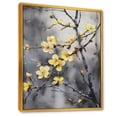 thumbnail image 2 of Designart "Golden And Ash Cherry Blossoms Arbor I" Cherry Floater Framed Wall Art Prints, 2 of 5