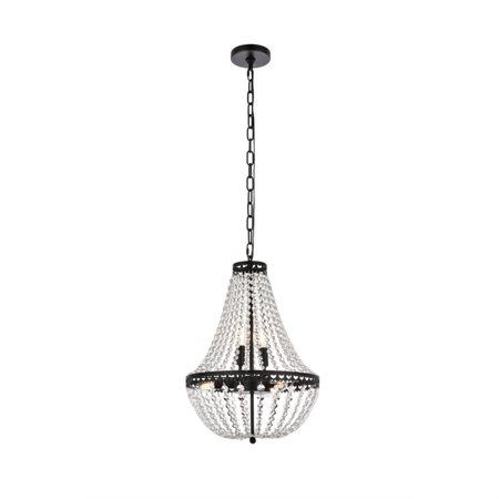 

Valeria 14 inch pendant in black