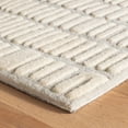 thumbnail image 2 of Dash & Albert Roark Hand Tufted Wool Rug, 6' x 9', Ivory, 2 of 5