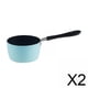 thumbnail image 1 of 2 Cacerolas Para Leche, Olla Para Derretir E Hervir, Olla Para Leche, Olla Para Sopa Para Acampar Al Aire Libre, Estufa De Gas, Azul, 1 of 8